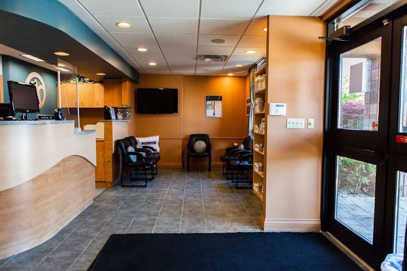 Waiting room at Nova Chiropractic Tecumseh